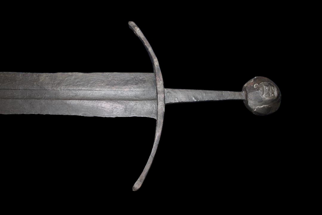 Historic sword guard and pommel